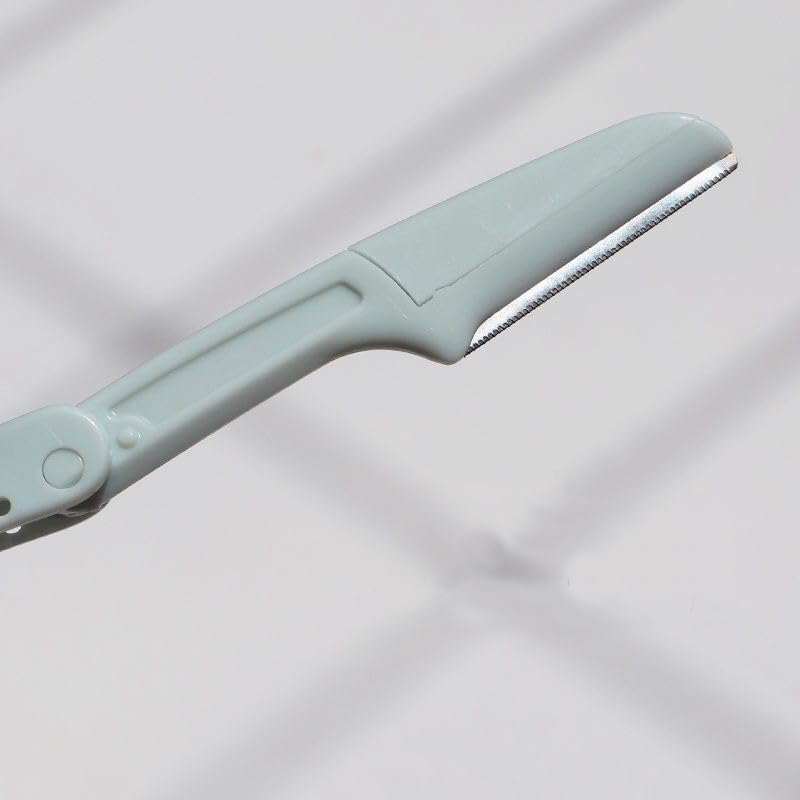 Maquinilla de afeitar plegable (3 x 1 unidad), maquinilla de afeitar exfoliante multifuncional, rasuradora para la cara de las mujeres, maquinilla