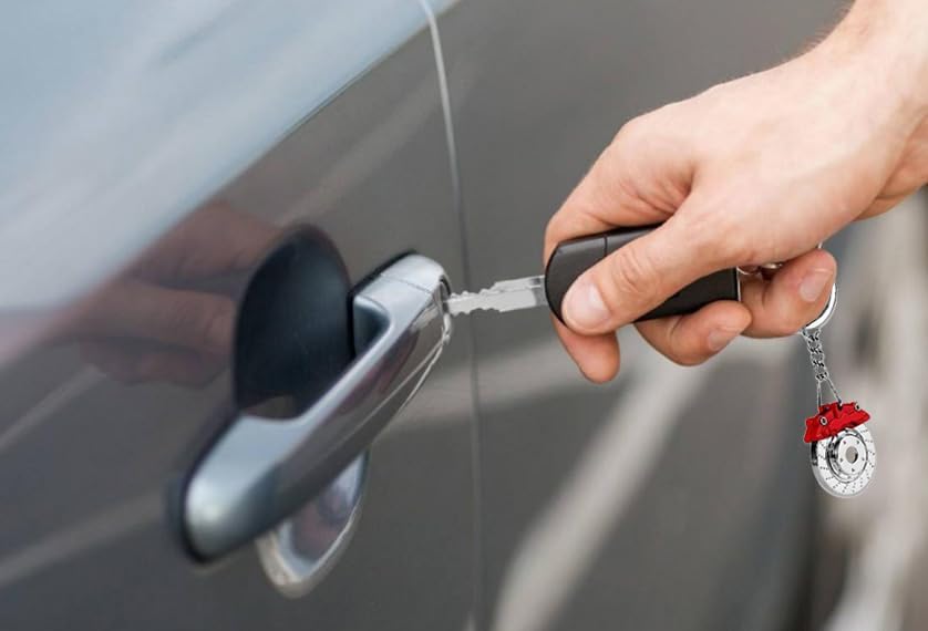 ZORZA 6 piezas de automóvil Cool Llaveros de metal Llavero de coche Mini Llavero de hombre Turbo Llavero 6 Estilos Auto Part Modelo Metal Llavero