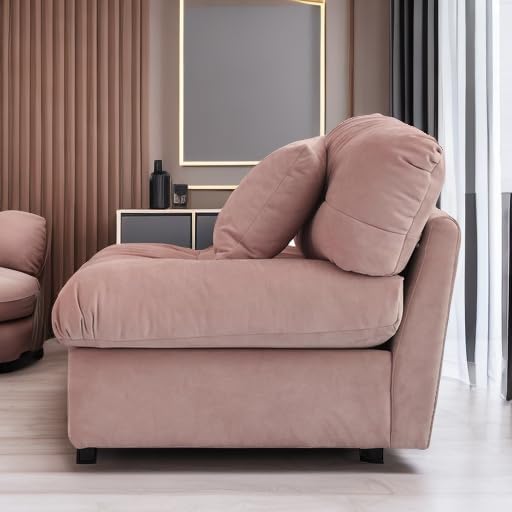 Sofás seccionales cómodos de 105 pulgadas, sofá de 3 plazas más grande con 2 almohadas, sofá minimalista, sofá moderno para sala de estar,