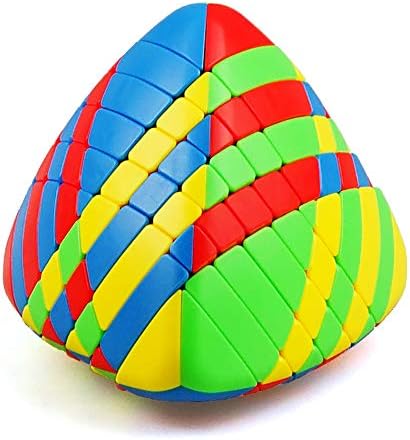 Willking Mastermorphix – Cubo de rompecabezas (6.0 x 6.0 in, plástico), diseño de piramorphix