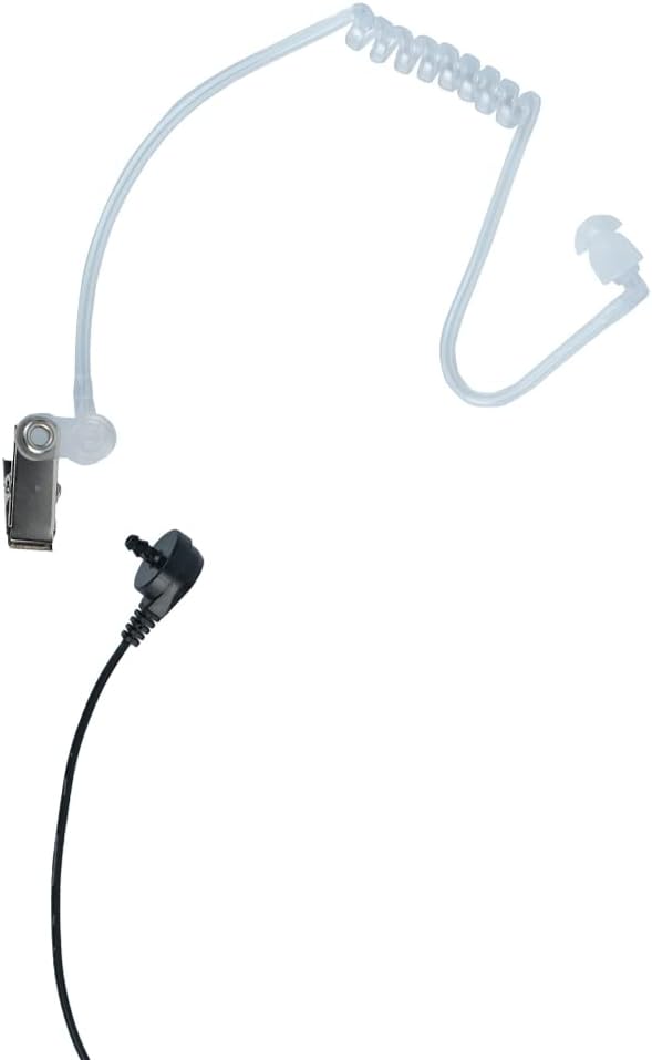 Auricular para Motorola Walkie Talkie Auricular con Micrófono PTT Compatible con Cp200 Cp200d Rdm2070d Radio bidireccional Paquete de 4