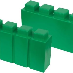 EverBlock Paquete a granel de bloques modulares de medio plástico de línea de 12 x 3 pulgadas Paquete de 8 piezas Bloques de construcción gigantes EverBlock Paquete a granel de bloques modulares de medio plástico de línea de 12 x 3 pulgadas Paquete de 8 piezas Bloques de construcción gigantes
