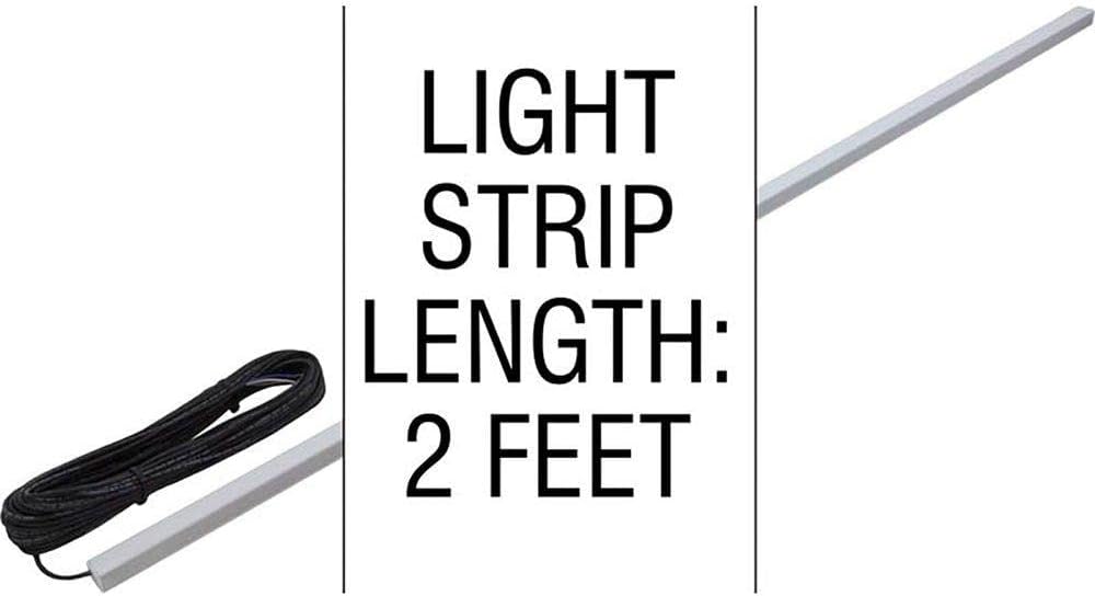 PAL Lighting Tira de luz PAL, LED PAL, 2 pies, con lente difusora, cable de 65 pies 42-PLOF-RGB-060