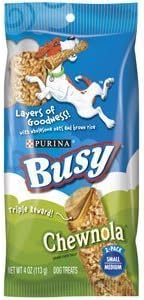 Purina Busy Chewnola – Golosinas para perros, pequeñasmedianas, 2 golosinas