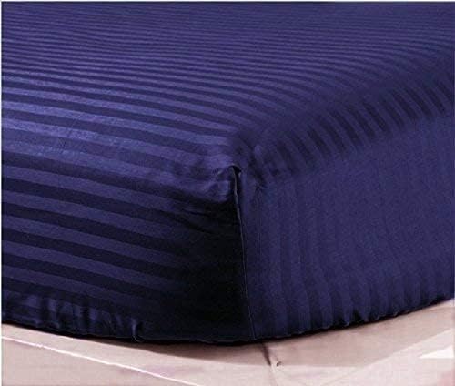 Sábana bajera ajustable de una pieza de algodón pima de 550 hilos, sábana inferior de ajuste fácil (bolsillo de 10 a 12 pulgadas de profundidad)