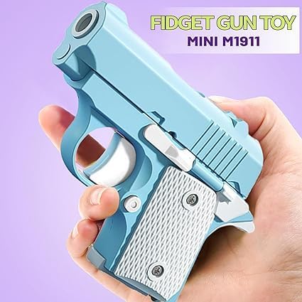 1911 – Pistola pequeña impresa en 3D, juguetes para aliviar el estrés para adultos, juguetes para aliviar el TDAH, la ansiedad, juguetes adecuados
