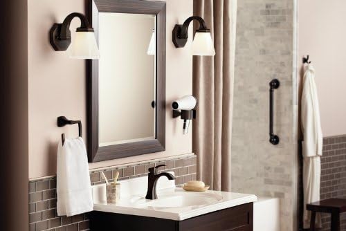 Moen YB5103CH Voss – Gancho doble para bata, cromado, 2 unidades