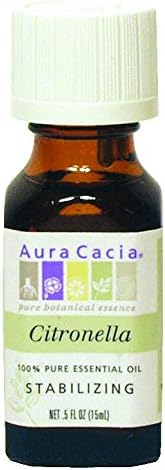 Aura Cacia Aceite Esencial Puro Citronela Java – 0.5 fl oz