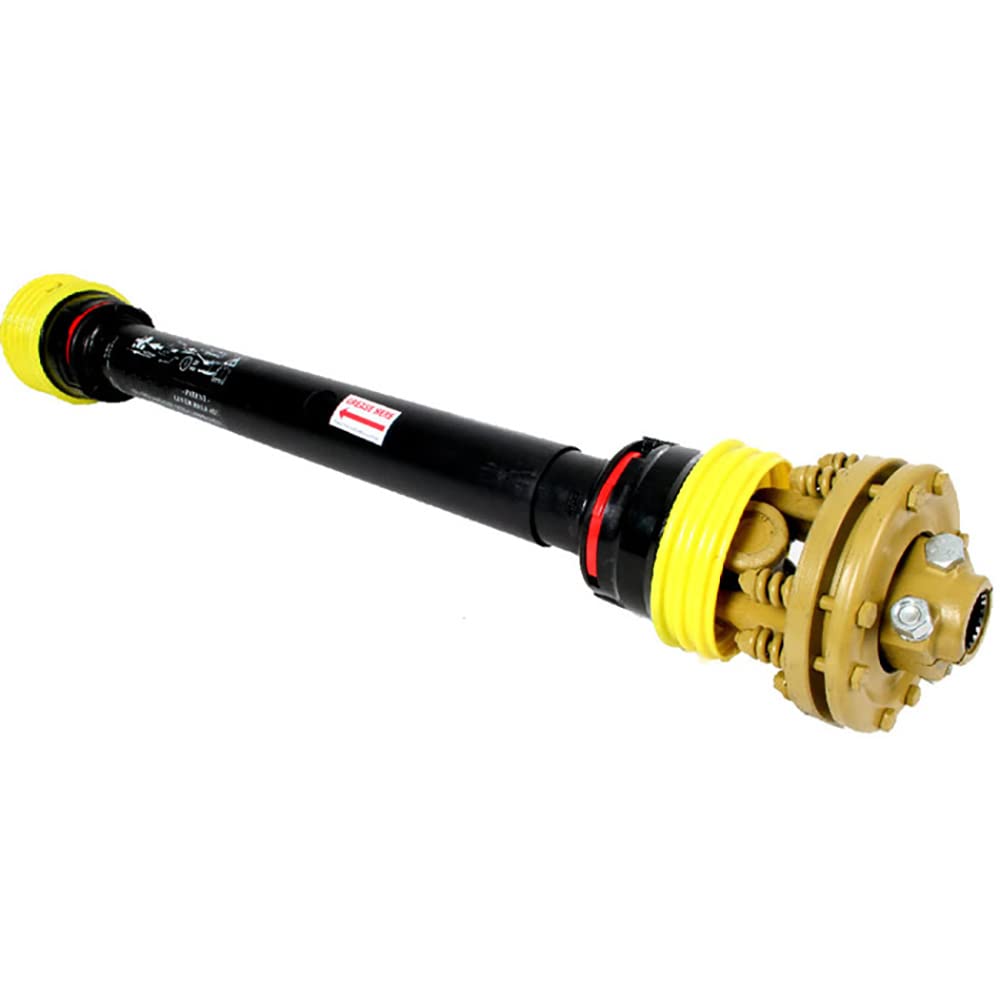 RAParts – Eje de toma de fuerza para cortador giratorio Bush Hog para JD, se adapta al embrague deslizante John Deere 64HP