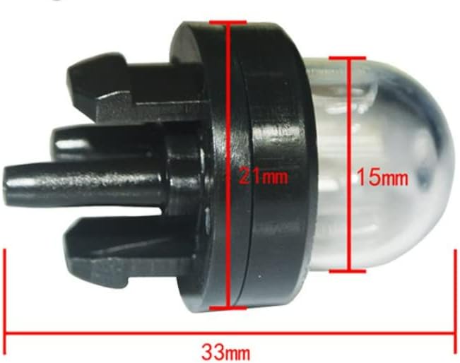 GDAOJGUHPOQ 503936601 530047721 188-512 Primer Bulb – for 2-Cycle Small Engine Poulan PP136 PP136E PP330 Echo Chainsaw Ryobi BP42 Homelite Bolens