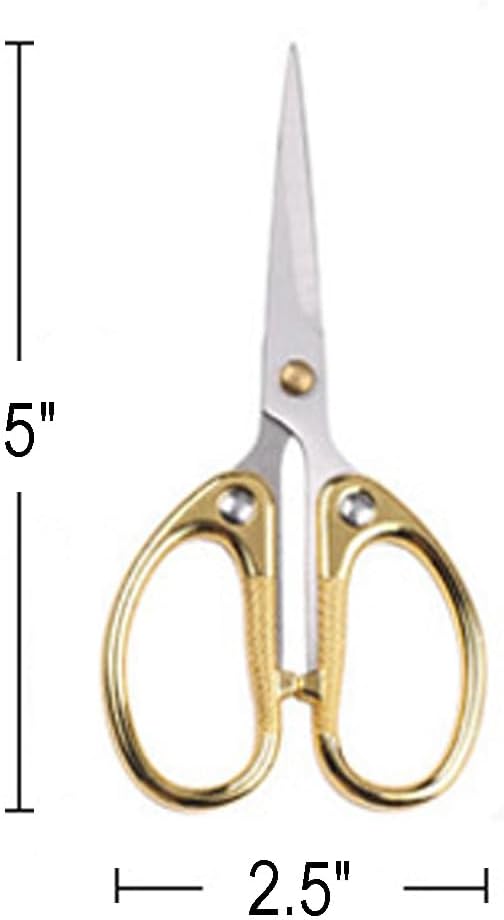 Tijeras de oficina de precisión de 5 pulgadas, tijeras multiusos, tijeras ultra afiladas para oficina, escuela secundaria, profesores, estudiantes,