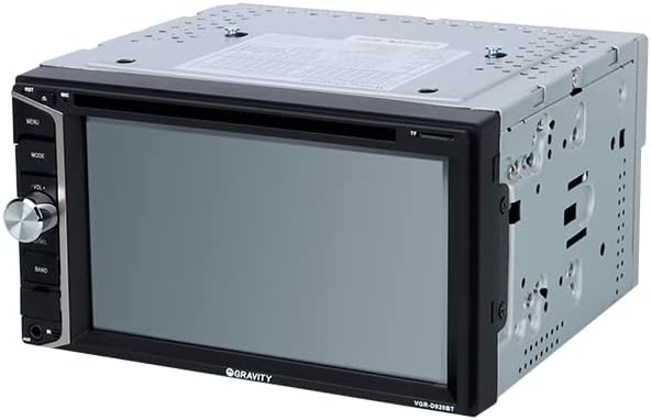 Gravity D920BT – Receptor estéreo de coche de 6.2 pulgadas, 200 vatios, doble DIN 2DIN, pantalla táctil HD con DVDCDMP3FMUSBSD, compatible con