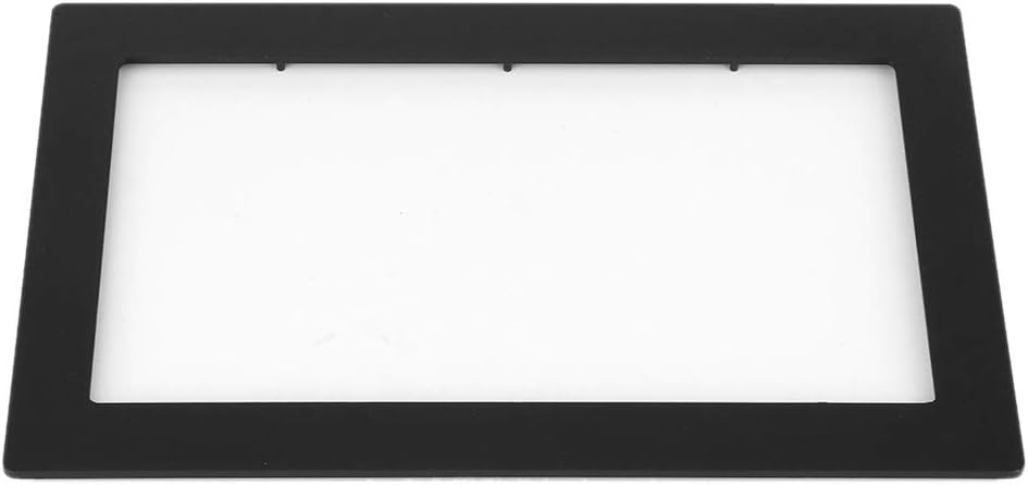 Qiilu Marco estéreo de coche de 7 pulgadas y 2Din, marco universal para montaje en tablero de fascia, kit de instalación de marco de 7.008 x 4.016 in
