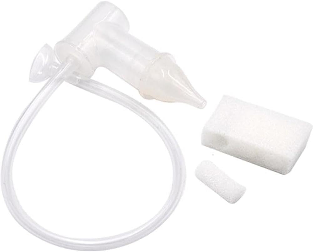 TensCare Aspirador nasal ayuda a limpiar la nariz bloqueada de tu bebé y elimina los mocos. Viene con filtros reutilizables y limpiables.