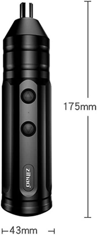 HUIOP Destornillador eléctrico recargable, mini destornillador eléctrico inalámbrico, juego de herramientas eléctricas portátiles, destornillador