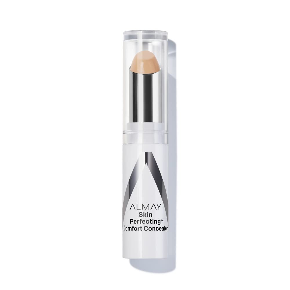 Almay Corrector, maquillaje facial, corrector de cobertura completa, acabado mate, sin aceite, hipoalergénico, sin fragancia, probado por