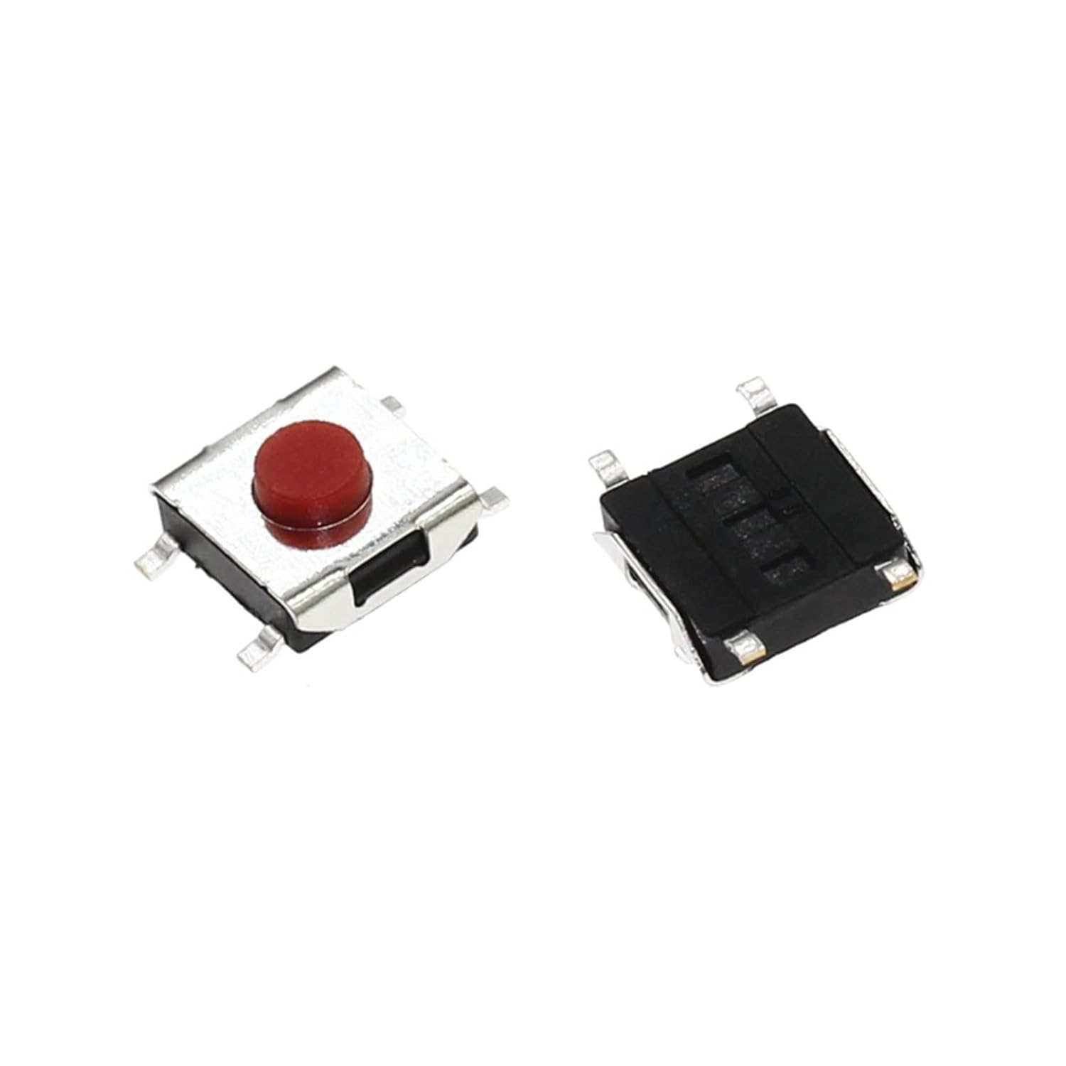 microswitch 100PCS 6 * 6 * 3.1 mm SMD Switch 4 Pin Touch Micro Switch Push Button Switches Red SMD Tact Switch 6x6x3.1mm