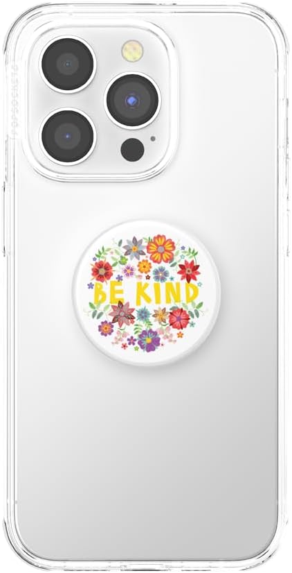 POPSOCKETS Agarre para teléfono con soporte expandible – Be Kind Embroidery