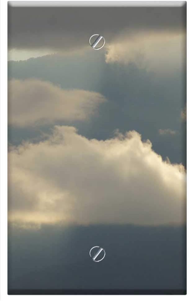 Single-Gang Blank Wall Plate Cover – Sunsets Landscapes Quindio Colombia