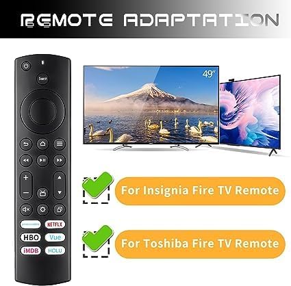 Mando a distancia de repuesto para todos los televisores InsigniaToshibaPioneer compatible con Smart TV InsigniaToshiba Smart TVsPioneer TVsOmni