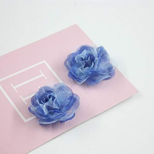 EdricShop – 20 piezas de bricolaje artificial Flor DE Seda DE Alta Qualidade Caixa DE Presente DE Casamento Casa Decoracao Grinalda Praheta Flor