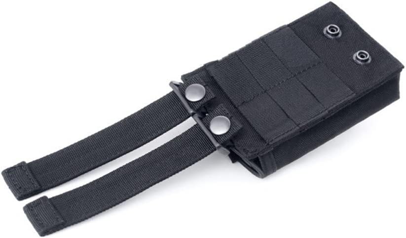 HIGH FLYING Funda de nailon para radio, Walkie-Talkie Bolsa de almacenamiento para sistema Molle con L*W*H (aproximadamente 5.3 x 3.54 x 1.57