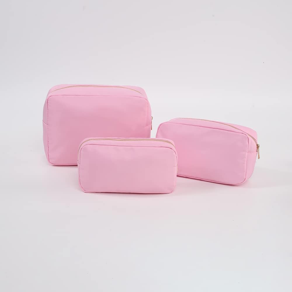 Kaymey Bolsa de cosméticos para maquillaje, bolsa de viaje de nailon, bolsa de cosméticos, rosado, s, Uso diario