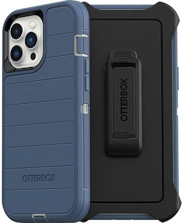 OtterBox Defender PRO – Funda para Apple iPhone 13 Pro Max y 12 Pro Max, color azul fuerte