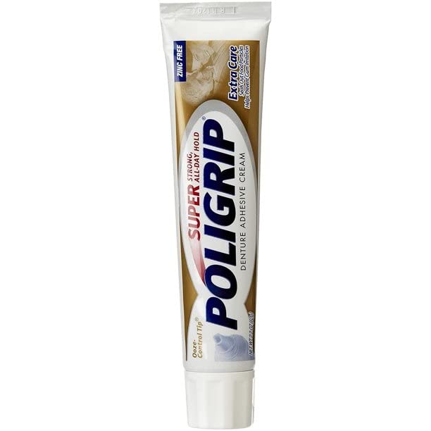 Poli-Grip Super Denture – Crema Adhesiva Original – 1.4 oz