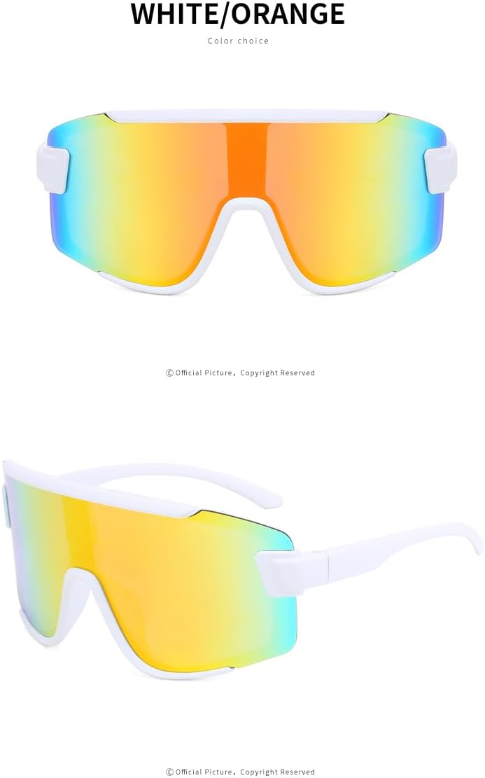 Swanoble UV400 2 – Lentes de sol deportivos para niños y niñas, para ciclismo, tenis, jóvenes, béisbol, para edades de 6 a 15 años