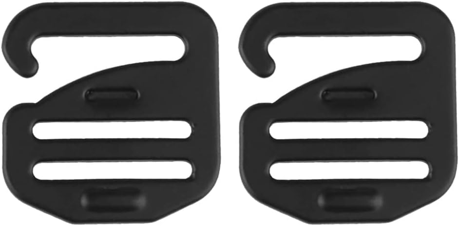 2 accesorios de chaleco táctico con gancho en G, hebillas onduladas con gancho en G, hebillas de ajuste de correa para chaleco FCPC, DONDOFF MAG