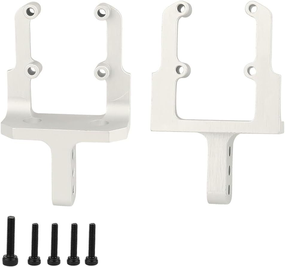 ZXYRC Soporte de montaje servo de metal de aleación de aluminio Montaje elevado para 110 RC Crawler Car Axial SCX10 II 90046 AR44 y SCX10 Pro Axle