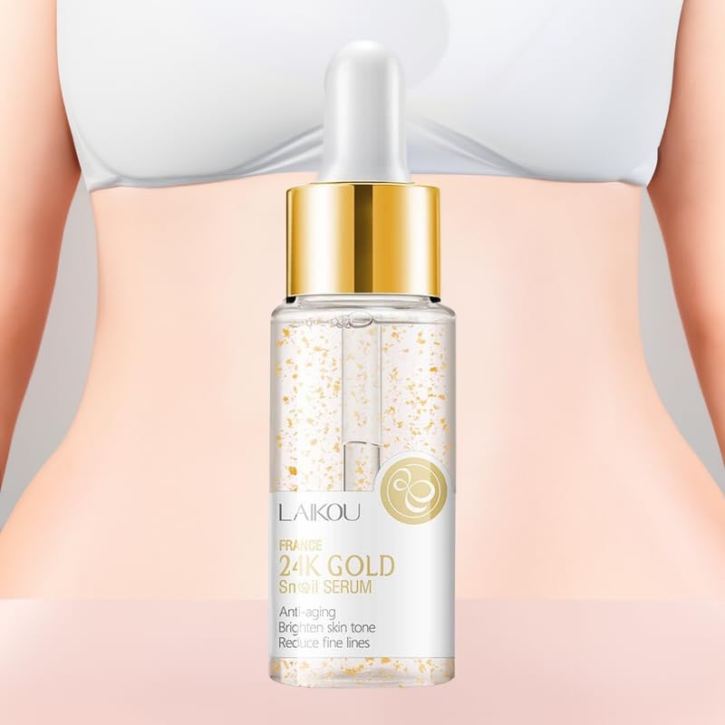 EKHAYA – Suero reparador de mucina de caracol suero hidratante de esencia de mucina de caracol con vitamina C para rejuvenecimiento de la piel,
