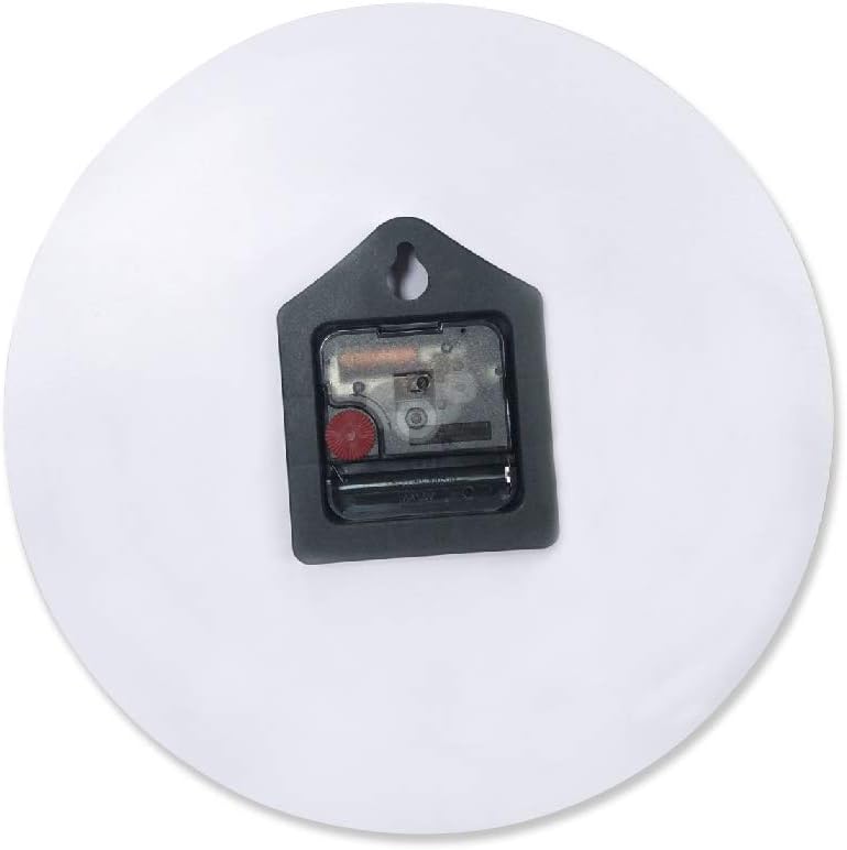 ArogGeld Reloj de pared de cloruro de polivinilo con mariposas y acuarelas, 12 pulgadas, funciona con pilas, silencioso, sin tictac, divertido reloj
