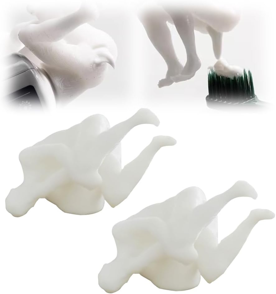 Trick Props – Dispensador de pasta de dientes divertido, tapas de pasta de dientes divertidas, fundas divertidas para exprimir pasta de dientes,