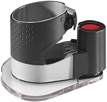 BOSCH PR004 Base de desplazamiento con guía de rodillos para los enrutadores de palma BOSCH Colt PR20EVSK y PR20EVSNK, negrogris