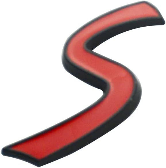1 calcomanía de repuesto para Cooper R50 R52 R53 R56 R57 (negro rojo)