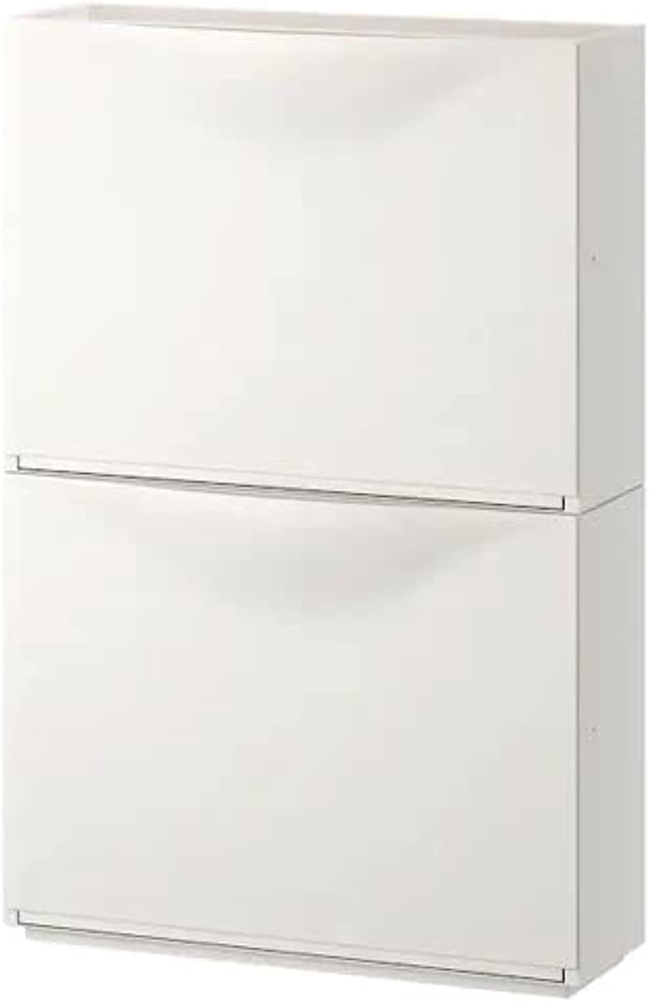 Ikea Trones – Armario de almacenamiento de polipropileno para guardar zapatos, guantes y bufandas, 20.5 x 7.1 x 15.4 in (blanco) – Paquete de 2