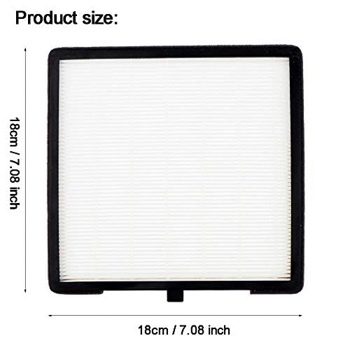 Paquete de 2 filtros de repuesto para colector de polvo de uñas, filtro de polvo reutilizable para colector de polvo de uñas, ventilador de vacío,