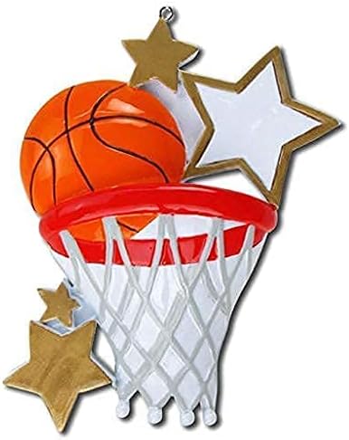 Adorno personalizado para árbol de Navidad de baloncesto 2023  Centro de jugadores de baloncesto de la universidad de atleta morena, adelante,