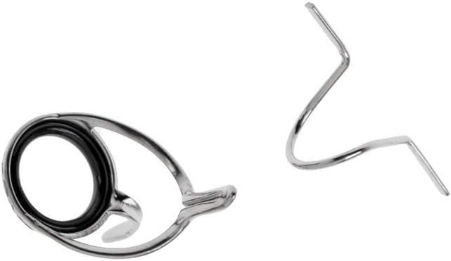 Juego de guía de caña de mosca, kit de reparación de puntas de pesca, 9 pies, 4-6 WTHard, gancho de punta de guía de serpiente, anillos de ojo de