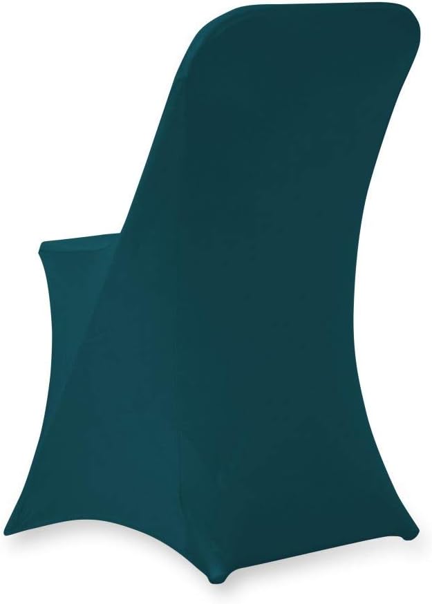 Juego de 11050 fundas elásticas de elastano plegables para hotel, recepción, banquete, fiesta, restaurante, 17 colores (50, verde cazador)