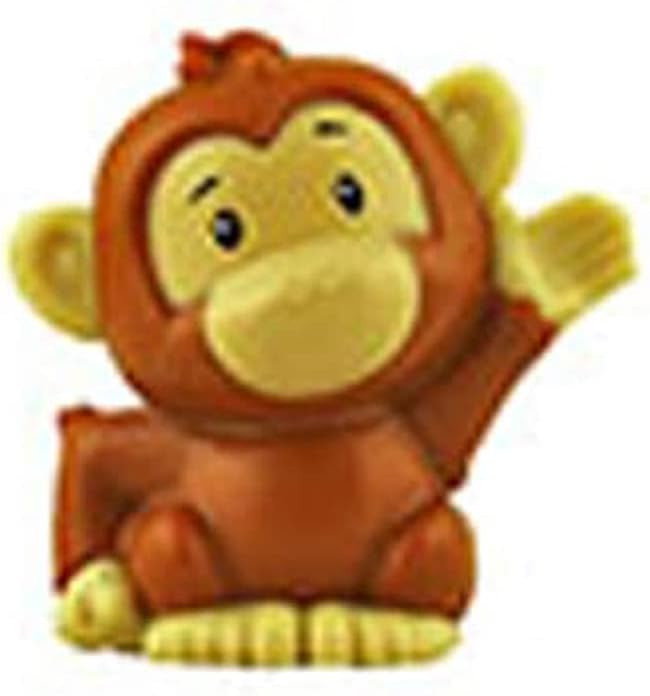 Pieza de repuesto para Fisher-Price Little People Big ABC Animal Train Playset – HCL79  Reemplazo de mono marrón y bronceado