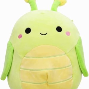 Squishmallow S Oficial Kellytoy – Llavero con clip de 3.5 pulgadas con clip para mochila, animal de peluche suave y blando (saltamontes pilar) Squishmallow S Oficial Kellytoy – Llavero con clip de 3.5 pulgadas con clip para mochila, animal de peluche suave y blando (saltamontes pilar)