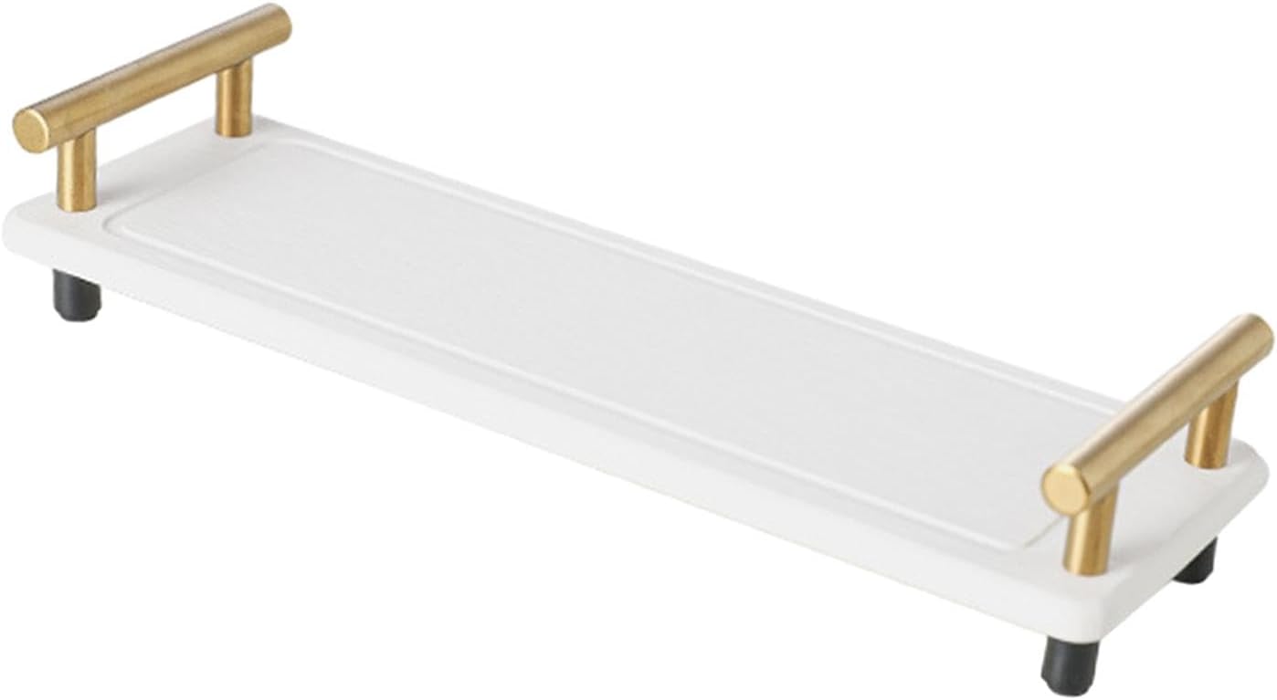 MagiDeal Organizador de fregadero de baño de secado instantáneo, bandeja de mostrador, soporte dispensador de jabón de esponja, almacenamiento