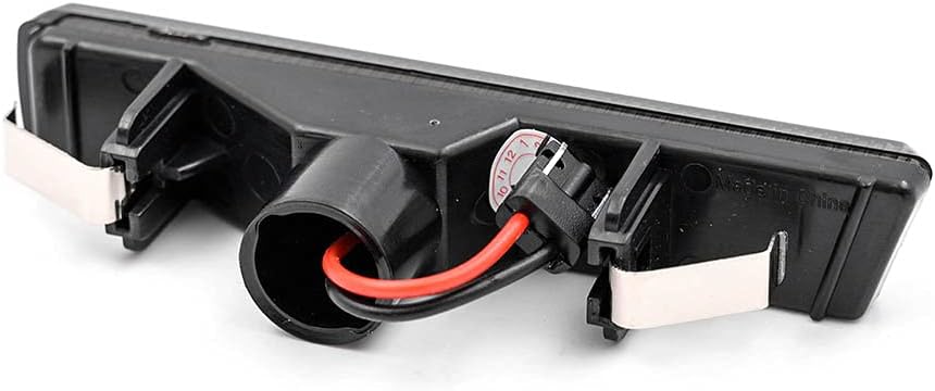 2 luces LED de marcador lateral ámbar para BMW Serie 3 E46 M3 CoupeConvertible, lente ahumada, reemplazo de lámpara de marcador lateral OEM, 2