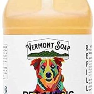VERMONT SOAP Champú orgánico para mascotas, infundido con aceite de oliva orgánico y natural, champú para perros de coco y aloe vera para pieles VERMONT SOAP Champú orgánico para mascotas, infundido con aceite de oliva orgánico y natural, champú para perros de coco y aloe vera para pieles