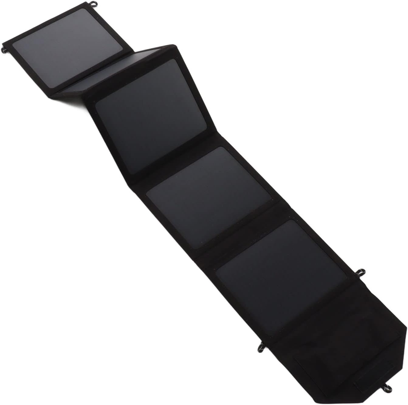 Panel solar plegable 50 W al aire libre camping plegable bolsa USB senderismo coche batería banco cargador negro silicio monocristalino para kit 12