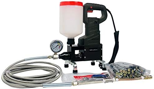 Adoration Bomba de inyección de lechada, pistola de lechada EPOXY, bomba de inyección de espuma de poliuretano, 110 V, 1300 W, para reparación de
