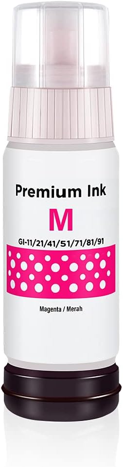 Omera Repuesto de tinta compatible para botella de repuesto para impresoras Canon GI-21 GI21 de tinta de tinte para Canon G3260 G2260 G1220 todo en